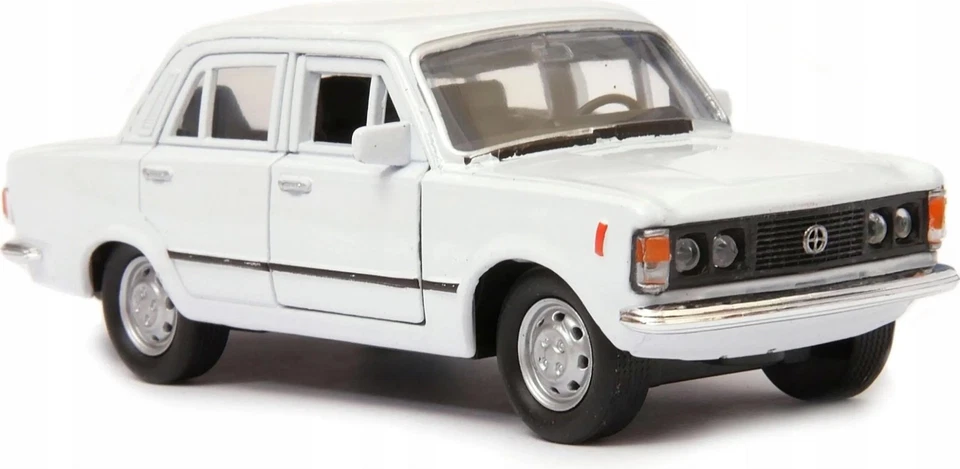 Welly Fiat 125P White 1:34 1:39 Scales 4.5 Inch Car US IMPORT DUTIES PAID - Image 3 of 4