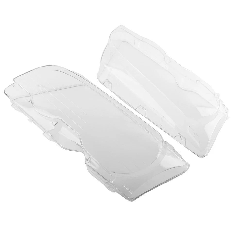 Par de cubiertas de lente de faros para BMW E46 cupé 2 puertas 1999-03 M3 pre-elifting 2001-06 Foto 3 de 4