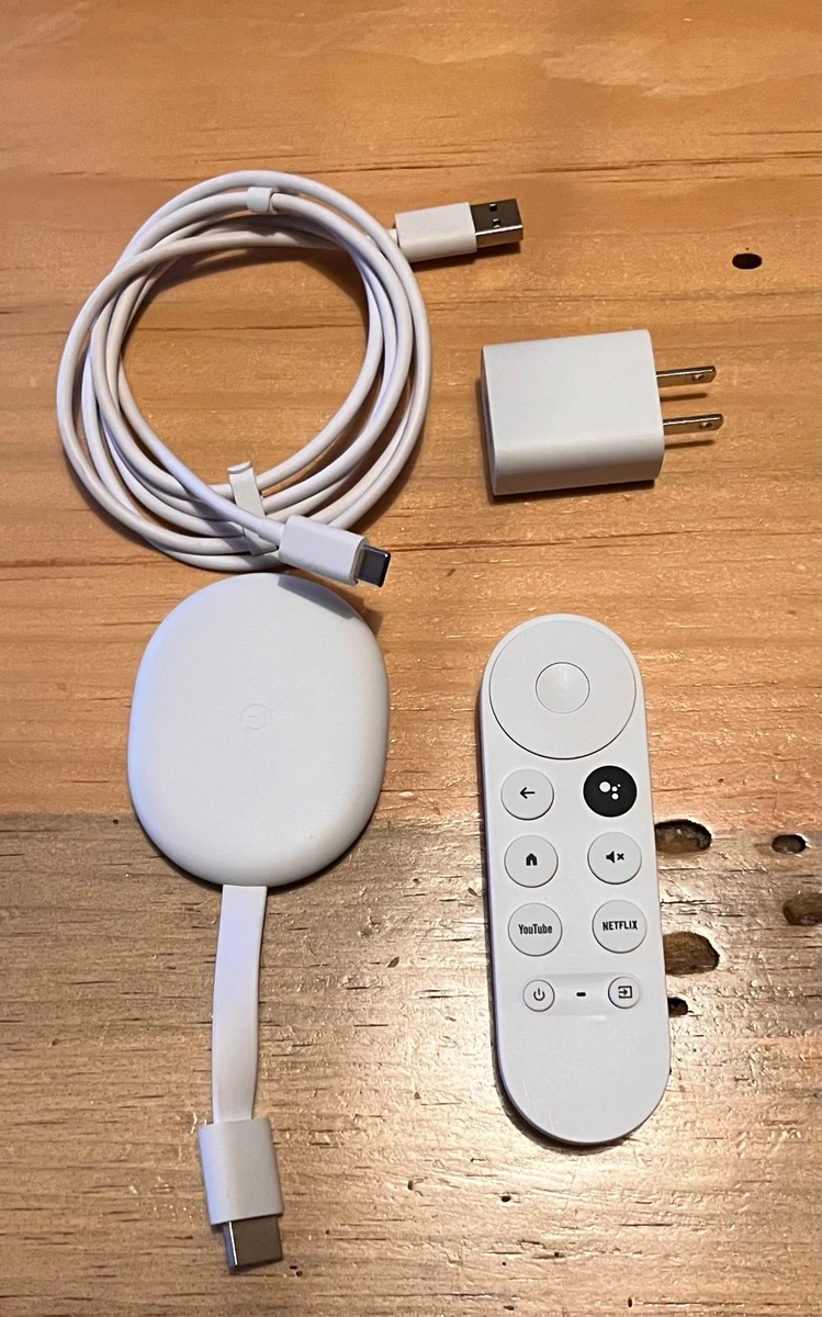 Google Chromecast with TV White 2160p Assistant Media Streamers