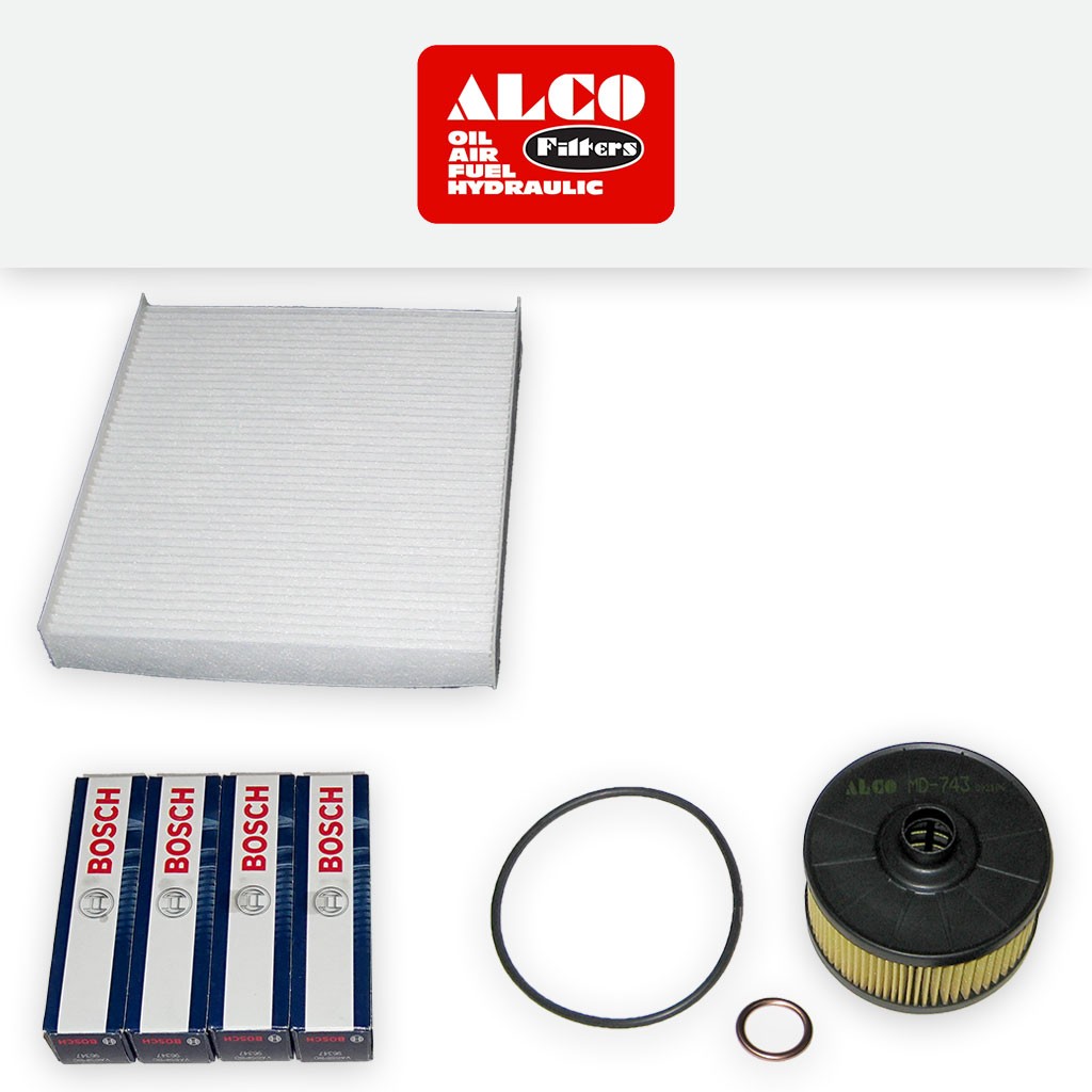 SERVICE KIT for DACIA DUSTER 1.3 TCE OIL CABIN FILTERS SPARK PLUGS (2019-2024)