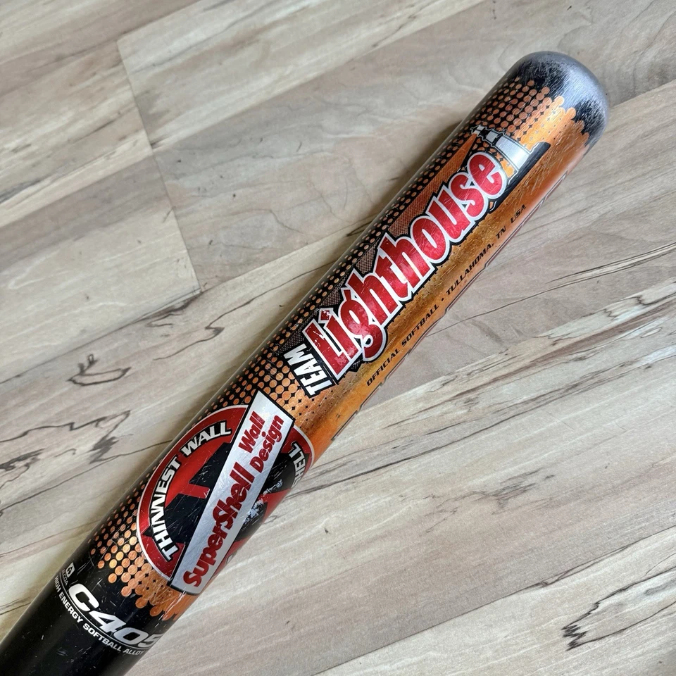 Bate de softbol Worth Supercell 2 Powerload Team Lighthouse 34/30 SSLL2 aleación C405P Foto 3 de 4