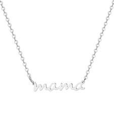 Mama Necklace for Women 18K Gold Plated Stainless Steel Delicate Mother's Neckla