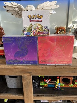 Pokémon Scarlet & Violet Booster Box and Pokémon Center Elite Trainer Box Both