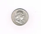 1962 D Franklin Half Dollar AU++ condition. 90% silver coin. Inv#113