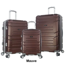Olympia USA Denmark Plus 3-Piece Expandable Hardside Luggage Set