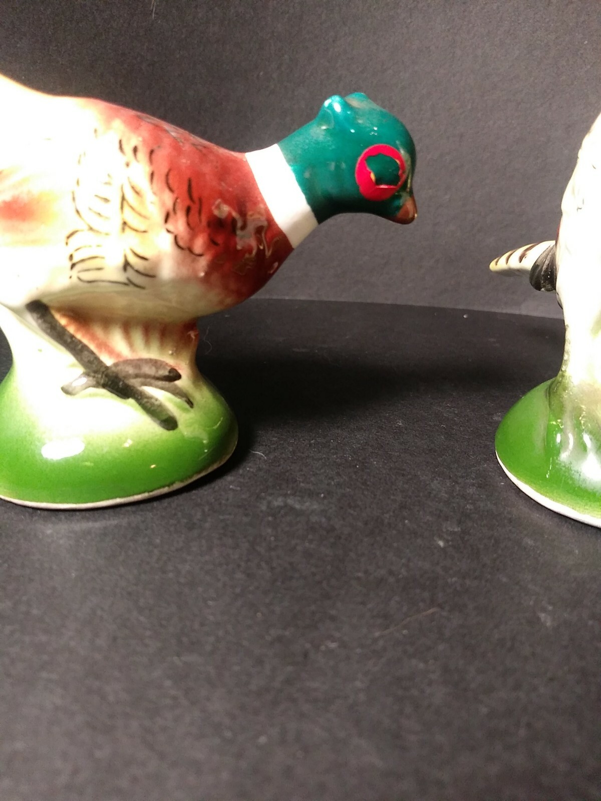 Vintage Pheasant Salt And Pepper Shakers By Victoria Ceramics JAPAN eBay