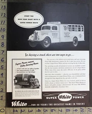 1941 WHITE MOTOR CLICQUOT CLUB GINGER ALE BEVERAGE TRUCK DELIVERY CANCO AD 35559