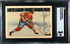 1953 Parkhurst MAURICE RICHARD #24 Montreal Canadiens  SGC 3+++ Looks Ex/Nm