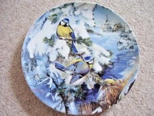 Collectable German-Bradex Porcelain Bird Plate,Blaumeisen,N1725