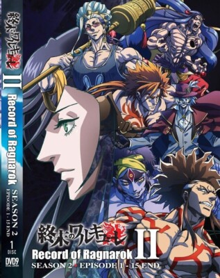 Record Of Ragnarok Season 2 (Shuumatsu no Walkure II) Anime DVD (English Dub)