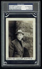 Edward Everett Horton signed autograph 3x4.5 Vintage 1940's Snapshot Photo PSA