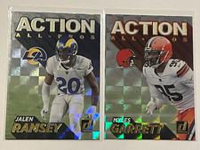 2021 Panini Donruss Action All Pros Insert Myles Garrett - Jalen Ramsey Lot