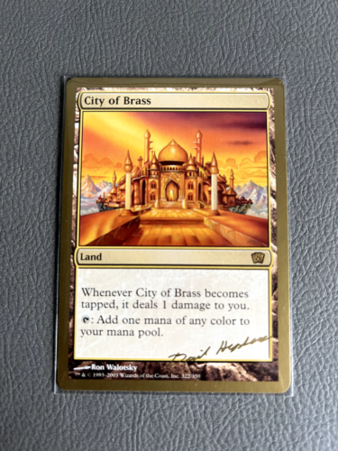 Magic the Gathering City of Brass (WCD 2003) EDH Commander Gold Border Near Mint - Picture 1 of 1
