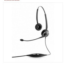 Jabra GN Netcom GN2100 Dual Flex OverEar Noise Canceling Headset USB Plug N Play