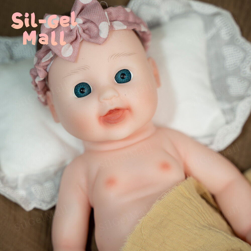 12" Cute Baby Girl Full Silicone Body Realistic Reborn Doll Handmake Baby Dolls