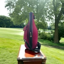 Caddy-O Wine Champagne Bottle Carrier Tote Cooler Black Shoulder Bag