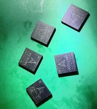 Lot 5 IC to BITCOIN MINER ASIC MAIN CHIP AS IS IC Avalon chip A3233-Q48 Used