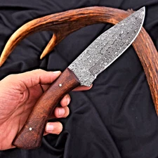 Custom HandMade Damascus Hunting Bowie Knife Hand Forged Damascus Steel 2887