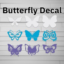 Butterfly Decal Sticker Car Window Laptop Phone Vinyl