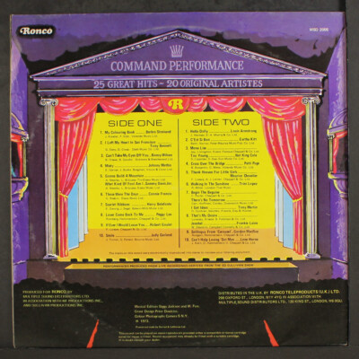 VARIOUS: command performance RONCO 12