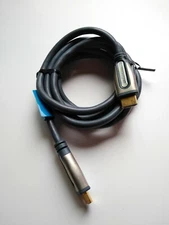 Rocketfish 6ft HDMI Cable for TV Stream Boxes Blue Ray Desktop HDMI Male to Male