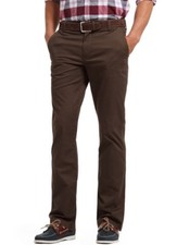 SALE @ DOCKERS D2 Chocolate Brown Khaki Dress Casual Mens Pants Sz 32 x 32 👖j9