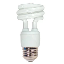 S7215 11W 120V T2 Mini Spiral Compact Fluorescent Medium E26 4100K Cool White