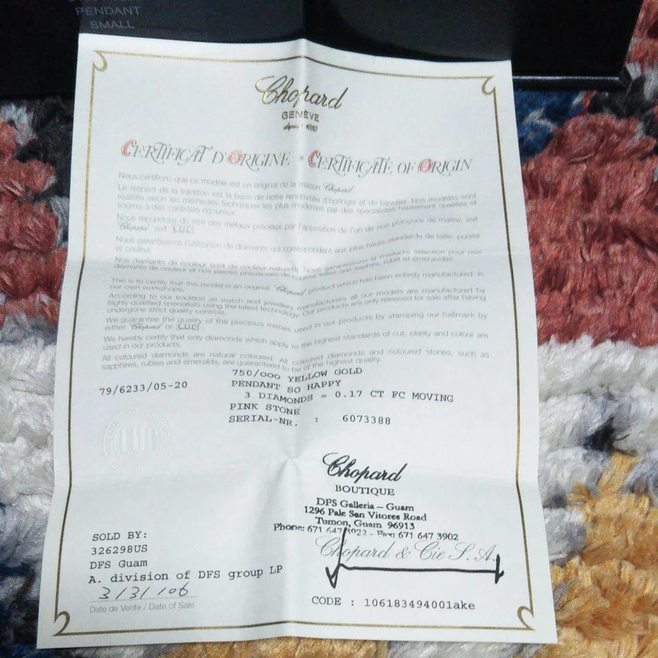 Collar Chopard So Happy accesorios de diamantes damas: JP Foto 3 de 4