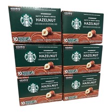 Starbucks K-Cup Coffee Pods, Hazelnut Flavore...