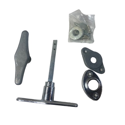 Garage Door Lock " T " HANDLE ASSEMBLY (No Keys)