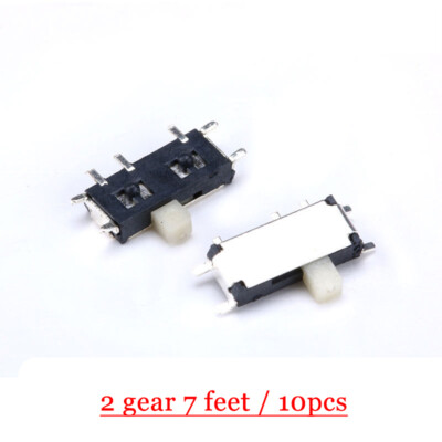 5pcs Slide Switch Gear Gear Fluctation Band 2/3 Fichier Single