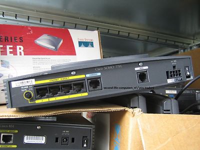 Cisco Soho  77 47-9140-02 5B1USA-35459-DL-N Router Ethernet SNMP HTTP