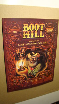 BOOT HILL MOUDULE - BH2 - LOST CONQUISTADOR MINES NEW NM/MT 9.8 DUNGEONS DRAGONS