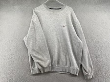 Vintage 90s Nike Mini Brown Mini Swoosh Logo Sweatshirt in Men s Size XL READ