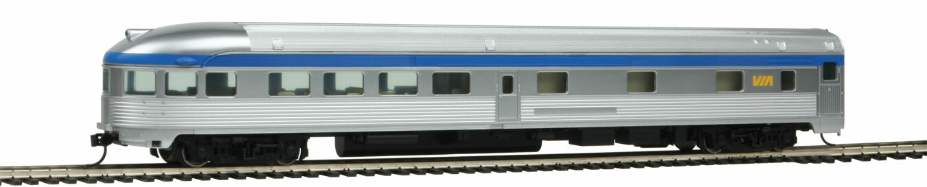 H0 Scale - Walthers 85' Budd Observation Car Via Rail Canada -- 30359 Neu