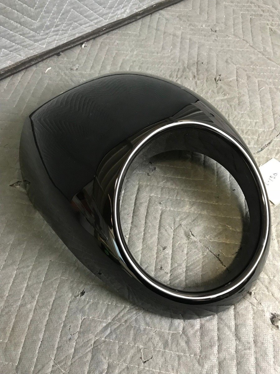 hide様 OEM Harley-Davidson Headlamp Dyna Visor Vivid Black 68129-98DH | eBay