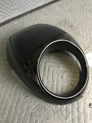 ひー OEM Harley-Davidson Headlamp Dyna Visor Vivid Black 68129-98DH | eBay