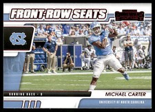 2021 Panini Contenders Draft Picks #30 Michael Carter Front-Row Seats Red