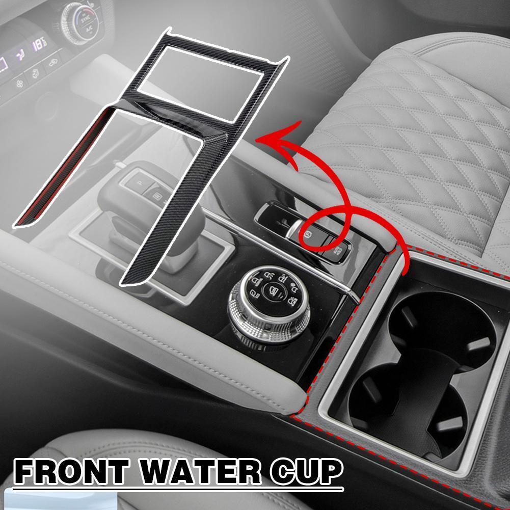 Fiber Front Water Cup Holder Frame Cover For 20222023 Best Outlander