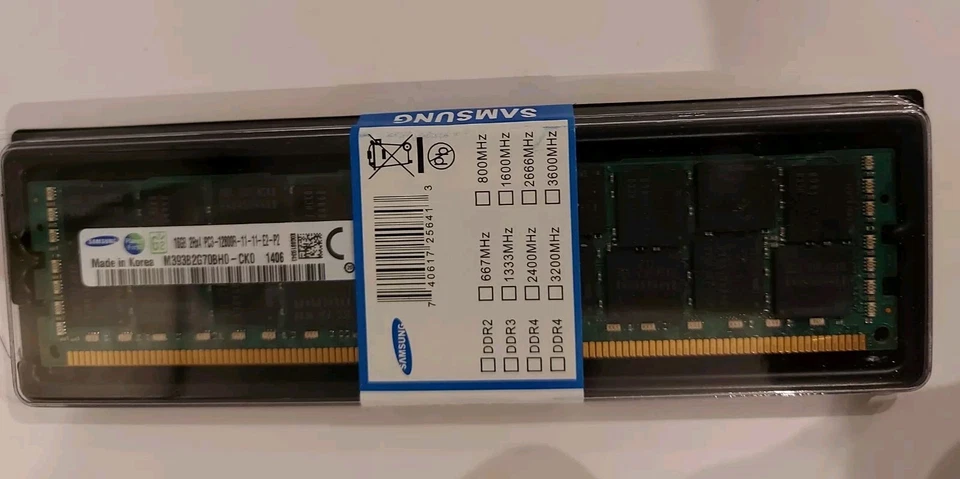 Samsung 16GB (1X16GB) Server Memory RAM DDR3 PC3-12800R RDIMM (registered) ECC - Image 2 of 4