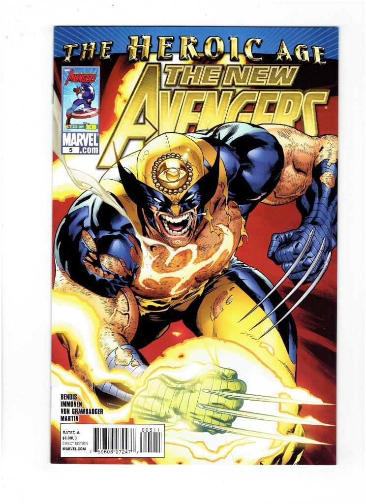 New Avengers #5 (Marvel Dec 2010) NM  Heroic Age