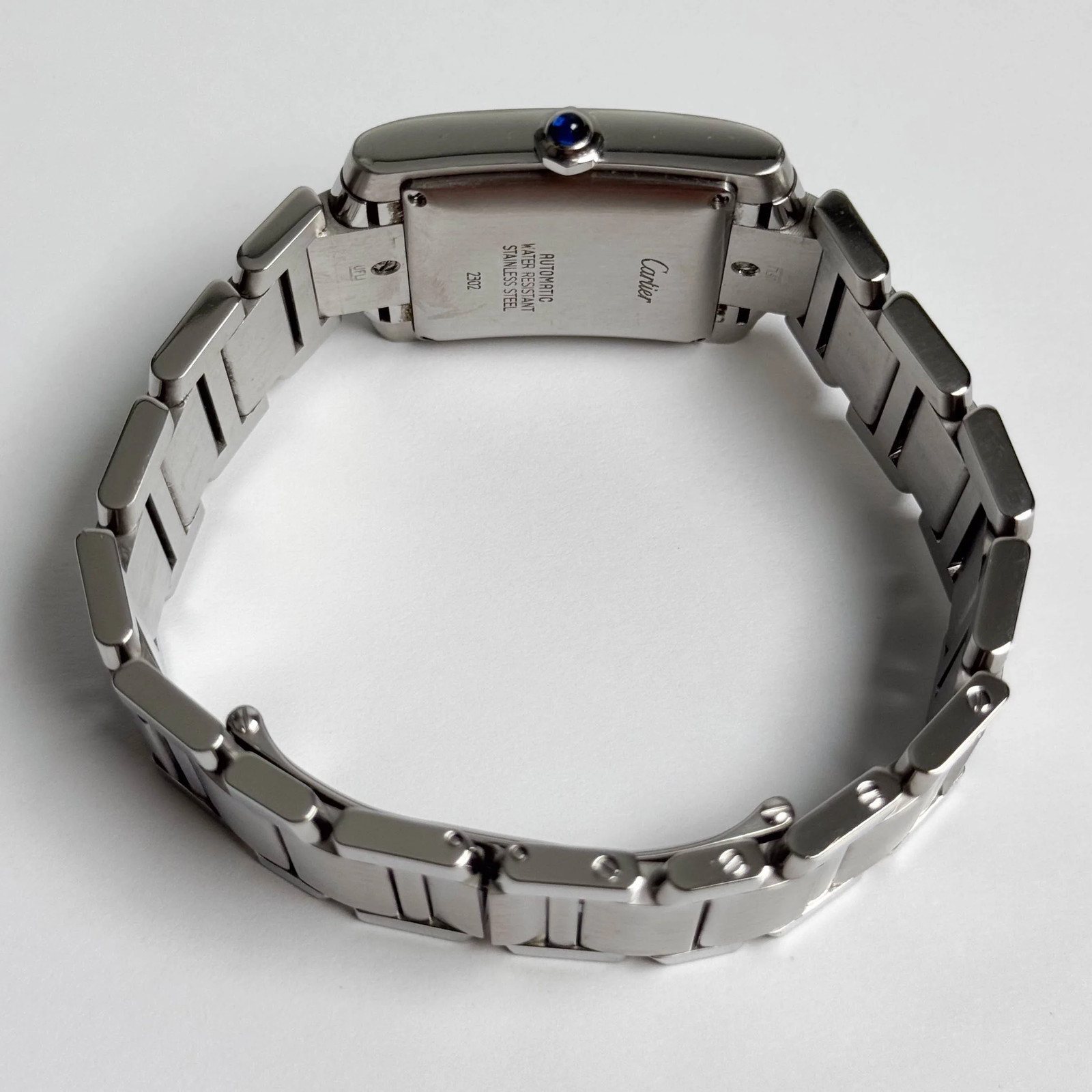 Cartier Tank Française Stainless Steel 28mm White Dial Watch Ref# W51002Q3 image 6