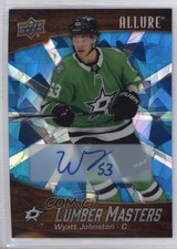 2023-24 Upper Deck Allure Lumber Masters Auto Wyatt Johnston #LM-14 Auto 0v41