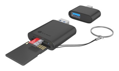 Icy Box IB-CR204-CU3 Card Reader IcyBox 2 in 1 USB 3.2 Gen 1 Type-C/A