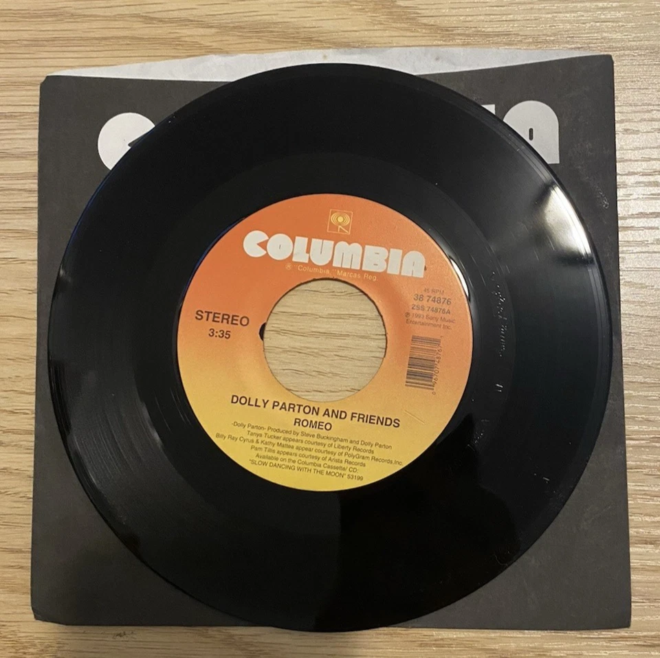 1993-DOLLY PARTON AND FRIENDS, " ROMEO / HIGH AND MIGHTY" COUNTRY , NASHVILLE - Image 2 of 3