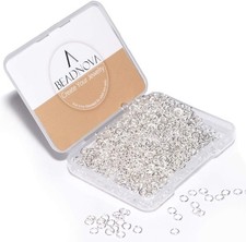 Durable Silver Jump Rings: 300 4mm Rings for Jewelry Making  Repairs
