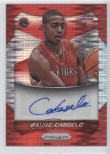 2014-15 Panini Prizm Auto Red Pulsar Prizm 102/149 Bruno Caboclo #88 Auto 0q0