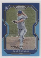 2021 Panini Prizm Tier III Blue & Carolina Blue Prizm Dane Dunning #226 0n86