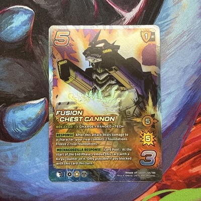 UniVersus Fusion Chest Cannon  Attack UR Mechagodzilla  2026 125/186