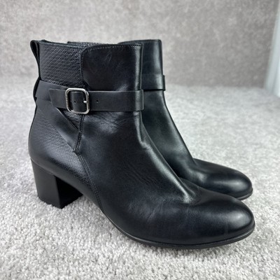 ECCO Women's Dress Classic 15 Ankle Boot Black/Black 209913-51052 Black Size 41